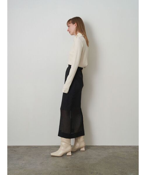 haruu　ELENDEEK カットソー　フレア　新品　タグ付き セール】ハーフジップカットソー（Tシャツ/カットソー