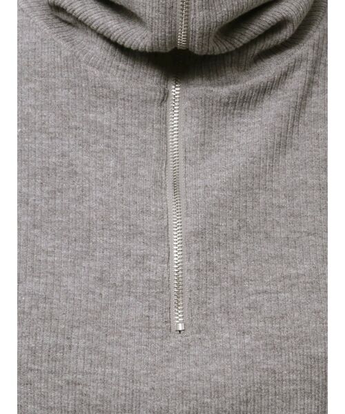 ELENDEEK（エレンディーク）の「ハーフジップカットソー（Tシャツ/カットソー・レディース・ブラック/グレー/オフホワイト・FREE）」の13枚目の写真