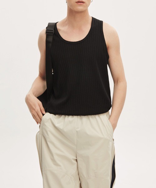 Ressaca(レサーカ)の「ルーズレイヤードタンクトップ(タンクトップ・メンズ・ホワイト/ブラック/グレー・L/XL/XXL/M)」の11枚目の写真