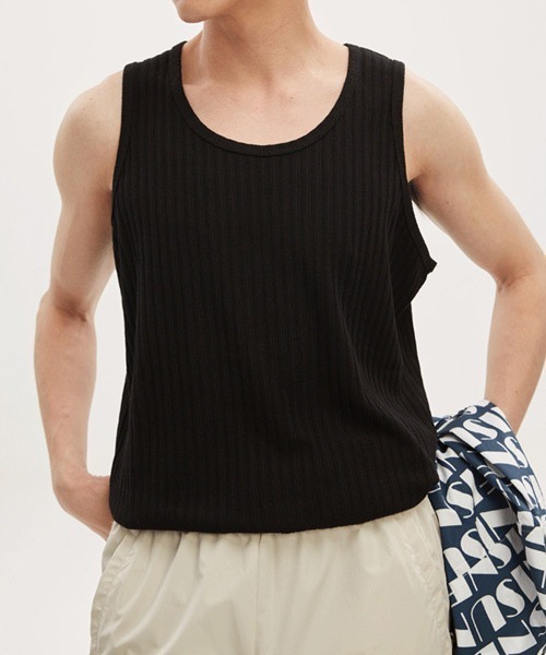 Ressaca(レサーカ)の「ルーズレイヤードタンクトップ(タンクトップ・メンズ・ホワイト/ブラック/グレー・L/XL/XXL/M)」の13枚目の写真