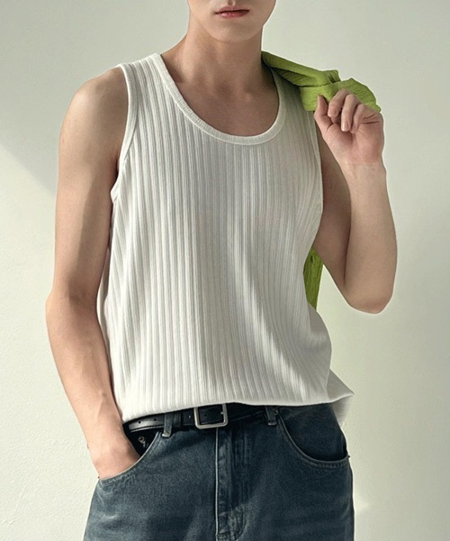 Ressaca(レサーカ)の「ルーズレイヤードタンクトップ(タンクトップ・メンズ・ホワイト/ブラック/グレー・L/XL/XXL/M)」の5枚目の写真