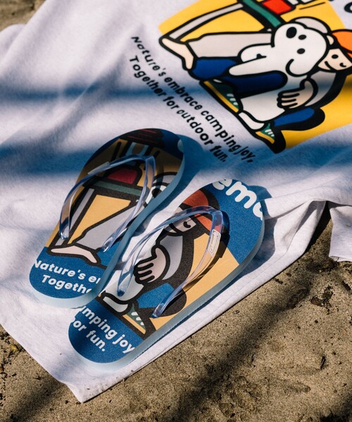 COLEMAN（コールマン）の「Coleman/コールマン Coleman×matsui×FREAK'S STORE 別注 コールマン ビーチサンダル（サンダル・メンズ・グリーン/イエロー・SMALL/MEDIUM/LARGE）」の17枚目の写真