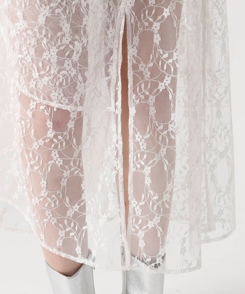 FOREVER 21（フォーエバー トゥエンティーワン）の「【2024SS】イレヘムレーススカート（スカート・レディース・オフホワイト/ブラック・FREE）」の7枚目の写真