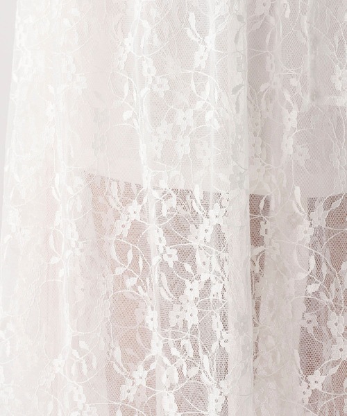 FOREVER 21（フォーエバー トゥエンティーワン）の「【2024SS】イレヘムレーススカート（スカート・レディース・オフホワイト/ブラック・FREE）」の6枚目の写真