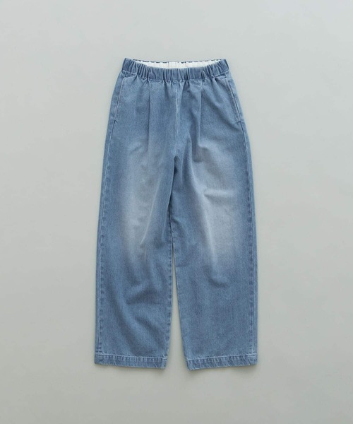 かぐれ（カグレ）の「フェードデニムイージーパンツ（デニムパンツ・レディース・ライトインディゴブルー・FREE）」の16枚目の写真