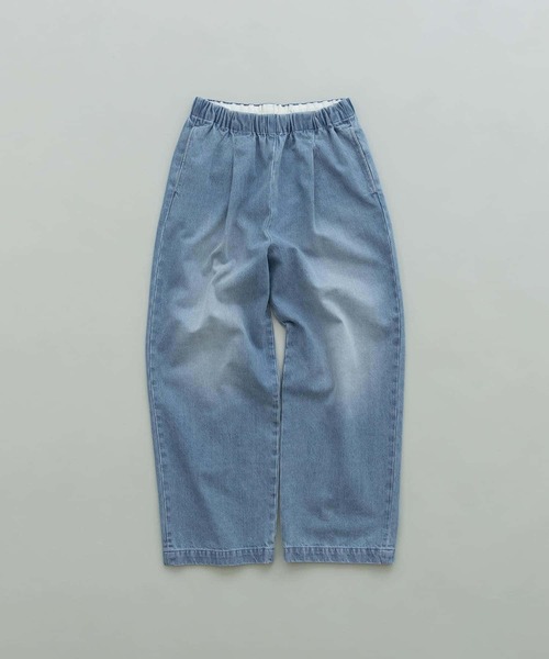 かぐれ（カグレ）の「フェードデニムイージーパンツ（デニムパンツ・レディース・ライトインディゴブルー・FREE）」の17枚目の写真