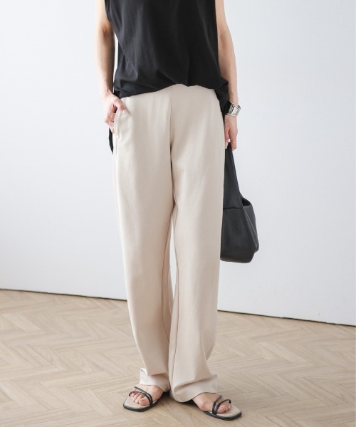 La-gemme（ラジェム）の「ポンチカーヴィパンツ（その他パンツ・レディース・グレー/アイボリー/ブラック/ブラウン/ネイビー/ベージュ・M/L）」の7枚目の写真