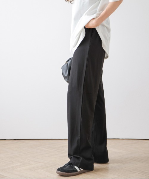 La-gemme（ラジェム）の「ポンチカーヴィパンツ（その他パンツ・レディース・グレー/アイボリー/ブラック/ブラウン/ネイビー/ベージュ・M/L）」の10枚目の写真