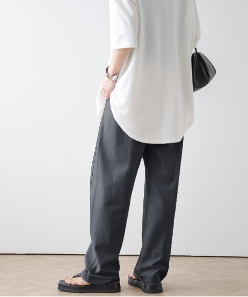 La-gemme（ラジェム）の「ポンチカーヴィパンツ（その他パンツ・レディース・グレー/アイボリー/ブラック/ブラウン/ネイビー/ベージュ・M/L）」の13枚目の写真