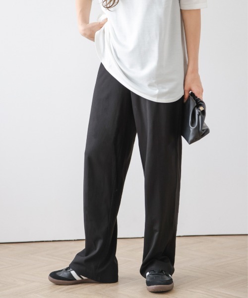 La-gemme（ラジェム）の「ポンチカーヴィパンツ（その他パンツ・レディース・グレー/アイボリー/ブラック/ブラウン/ネイビー/ベージュ・M/L）」の11枚目の写真