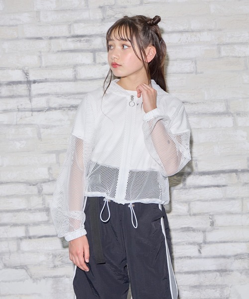 14934　PLEATSPLEASE　メッシュ　ジップパーカー 14934 PLEATSPLEASE メッシュ ジップパーカー 14934