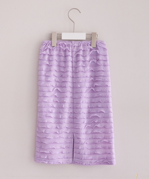 CIAOPANIC TYPY(チャオパニックティピー)の「【KIDS】フリルIラインスカート(スカート・キッズ・イエロー/パープル/ブラック・SMALL/MEDIUM/LARGE/X-LARGE/XX-LARGE)」の5枚目の写真