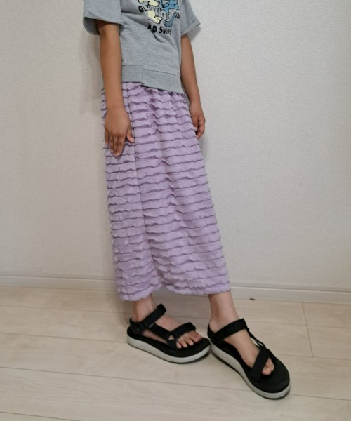 CIAOPANIC TYPY(チャオパニックティピー)の「【KIDS】フリルIラインスカート(スカート・キッズ・イエロー/パープル/ブラック・SMALL/MEDIUM/LARGE/X-LARGE/XX-LARGE)」の20枚目の写真