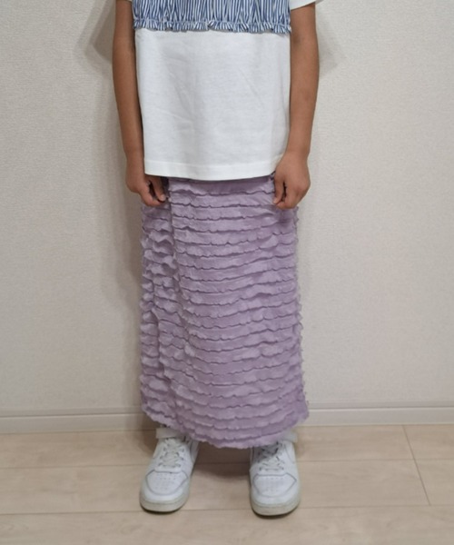 CIAOPANIC TYPY(チャオパニックティピー)の「【KIDS】フリルIラインスカート(スカート・キッズ・イエロー/パープル/ブラック・SMALL/MEDIUM/LARGE/X-LARGE/XX-LARGE)」の18枚目の写真