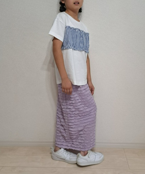 CIAOPANIC TYPY(チャオパニックティピー)の「【KIDS】フリルIラインスカート(スカート・キッズ・イエロー/パープル/ブラック・SMALL/MEDIUM/LARGE/X-LARGE/XX-LARGE)」の19枚目の写真