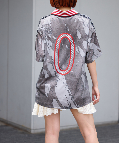 bal(バル)の「【BAL×UMBRO】 SOCCER JERSEY:Tシャツ(Tシャツ/カットソー・レディース・ホワイト/チャコールグレー・MEDIUM/LARGE)」の19枚目の写真