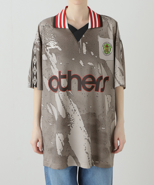bal(バル)の「【BAL×UMBRO】 SOCCER JERSEY:Tシャツ(Tシャツ/カットソー・レディース・ホワイト/チャコールグレー・MEDIUM/LARGE)」の6枚目の写真