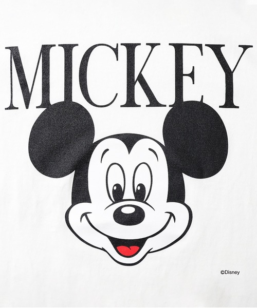 HOUSTON（ヒューストン）の「HOUSTON- MICKEY PRINT　RINGER　S/S TEE（Tシャツ/カットソー・メンズ・その他1/その他2・L/XL）」の4枚目の写真