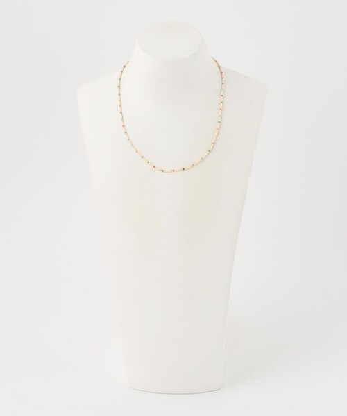 BEAUTY&YOUTH UNITED ARROWS(ビューティーアンドユースユナイテッドアローズ)の「マルチカラー ビーズ ショートネックレス(ネックレス・レディース・オフホワイト・FREE)」の8枚目の写真