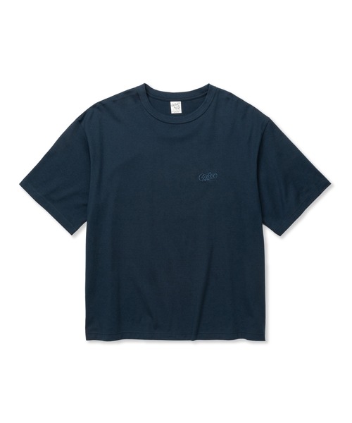 CALEE（キャリー）の「EMBROIDERY DROP SHOULDER S/S TEE（Tシャツ/カットソー・メンズ・ブラック/ホワイト/ネイビー/ベージュ・MEDIUM/LARGE/X-LARGE/SMALL）」の4枚目の写真