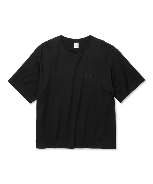 CALEE（キャリー）の「EMBROIDERY DROP SHOULDER S/S TEE（Tシャツ/カットソー・メンズ・ブラック/ホワイト/ネイビー/ベージュ・MEDIUM/LARGE/X-LARGE/SMALL）」の7枚目の写真