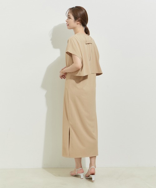 le cercle ADAM ET ROPE'(ルセルクルアダムエロペ)の「【SETアイテム】レイヤードセットワンピース(ワンピース・レディース・ベージュ/ネイビー/ブラック×ホワイト/ブラック系その他2・FREE)」の14枚目の写真