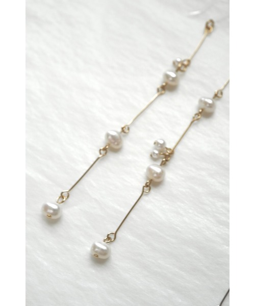 tone(トーン)の「【Agaro】No.416 ピアスアレルギー対応 パール 樹脂(MA)(ピアス(両耳用)・レディース・シルバー/ゴールド・FREE)」の7枚目の写真