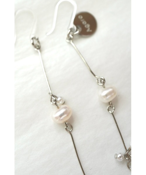 tone(トーン)の「【Agaro】No.416 ピアスアレルギー対応 パール 樹脂(MA)(ピアス(両耳用)・レディース・シルバー/ゴールド・FREE)」の5枚目の写真