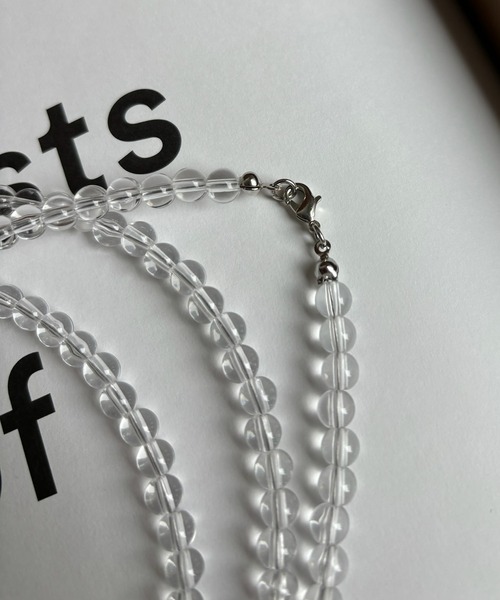 DouDou（ドゥドゥ）の「クリスタルボールロングネックレス（その他ヘアアクセサリー・レディース・クリア・FREE）」の7枚目の写真