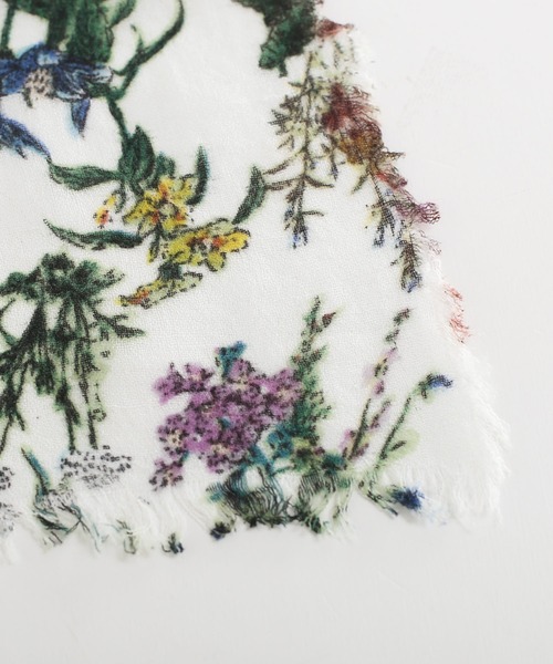 新品未使用 植物染 染司よしおか 京都 大判麻ストール 天然素材 リネン