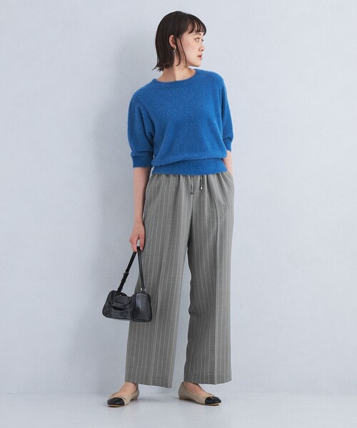 Drawer グリーンフラワードロストパンツ38 Drawer グリーンフラワードロストパンツ38