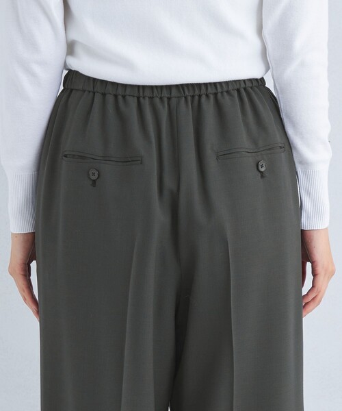 green label relaxing（グリーンレーベルリラクシング）の「［size SHORT/TALLあり］Airy エアリー ドロスト パンツ -ウォッシャブル-（その他パンツ・レディース・その他1/ベージュ/ダークグレー・TALL/SHORT/FREE）」の21枚目の写真