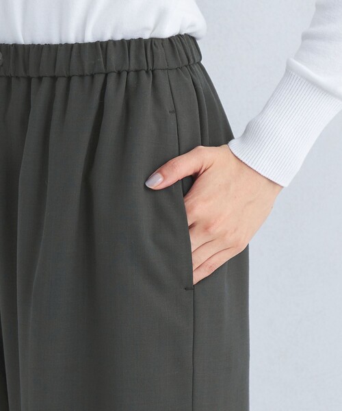 green label relaxing（グリーンレーベルリラクシング）の「［size SHORT/TALLあり］Airy エアリー ドロスト パンツ -ウォッシャブル-（その他パンツ・レディース・その他1/ベージュ/ダークグレー・TALL/SHORT/FREE）」の22枚目の写真