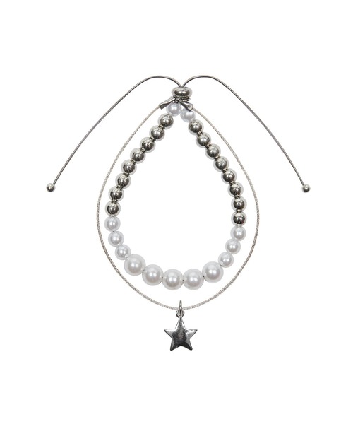 LUVISTRUE(ラヴイズトゥルー)の「BE LAYERED ANKLET(アンクレット・レディース・シルバー・FREE)」の1枚目の写真