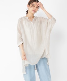 ソフトガーゼチュニックワンピース