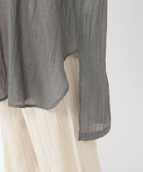 studio CLIP(スタディオクリップ)の「ソフトガーゼチュニックワンピース(チュニック・レディース・カーキ/ライトベージュ/ブルー/ダークグレー・FREE)」の19枚目の写真