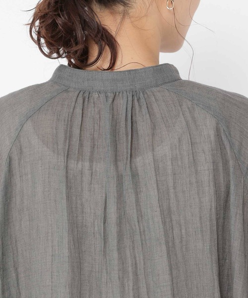 studio CLIP(スタディオクリップ)の「ソフトガーゼチュニックワンピース(チュニック・レディース・カーキ/ライトベージュ/ブルー/ダークグレー・FREE)」の20枚目の写真