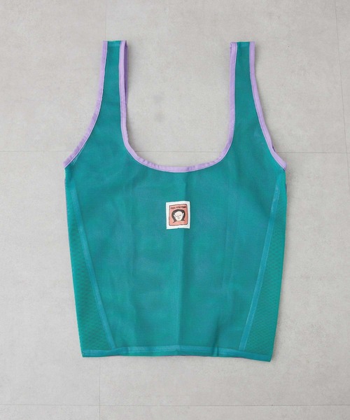 ear PAPILLONNER（イアパピヨネ）の「《軽量/バッグ２個セット》ear×ken nakayama SD＆サブバッグ（エコバッグ/サブバッグ・レディース・グレー/アイボリー/ブラック・FREE）」の9枚目の写真