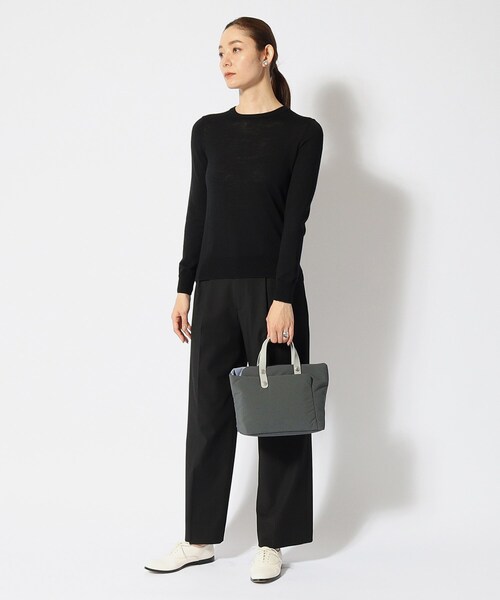 HIROKO HAYASHI（ヒロコハヤシ）の「◆MOSCOVA CELESTE（モスコーバ チェレステ）ミニショルダーバッグ（ショルダーバッグ・レディース・チャコール/ブルー系9・00）」の4枚目の写真