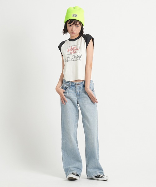 Levi's(リーバイス)の「Levi's/リーバイス BACKPATCH ビーニー イエロー(ニットキャップ/ビーニー・レディース・マルチ・OS)」の3枚目の写真