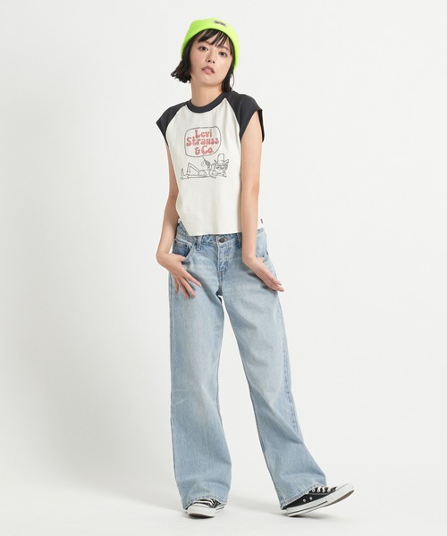 Levi's(リーバイス)の「Levi's/リーバイス BACKPATCH ビーニー イエロー(ニットキャップ/ビーニー・レディース・マルチ・OS)」の4枚目の写真