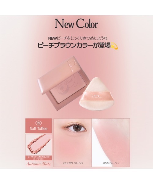 VDL チークステイン ブラッシャー&ハイライター 限定品 ２点セット VDL チークステイン ブラッシャー&ハイライター 限定品 2点セット