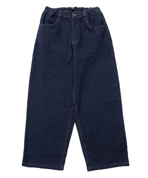GLAZOS（グラソス）の「ストレッチデニム・ワイドバギーパンツ（その他パンツ・キッズ・インディゴブルー/ライトブルー/ブラック・140cm/150cm/160cm/170cm）」の18枚目の写真