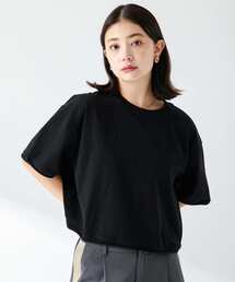 URBAN RESEARCH Sonny Label | USAコットンクロップドワイドTシャツ(Tシャツ/カットソー)