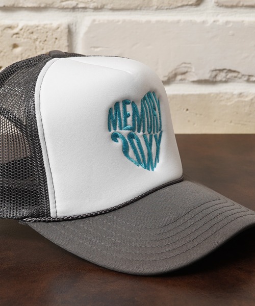【MEMORY】ZOZOTOWN限定カラー追加ハートロゴメッシュキャップ/HeartLogoMeshCap