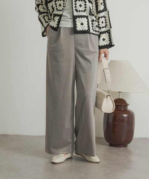 URBAN RESEARCH DOORS（アーバンリサーチドアーズ）の「ベロアコールイージーパンツ（その他パンツ・レディース・グレー/ブラック・MEDIUM）」の10枚目の写真