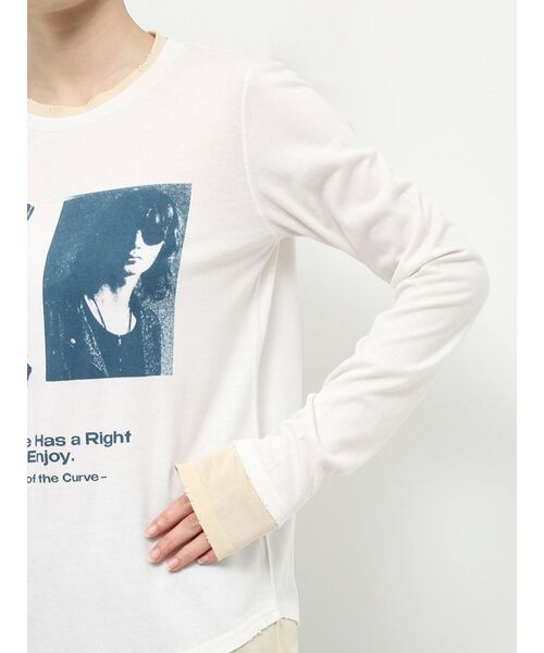 セール】グランジカラーレイヤードロンT（Tシャツ/カットソー