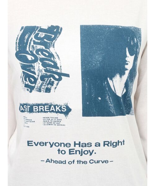 jouetie（ジュエティ）の「グランジカラーレイヤードロンT（Tシャツ/カットソー・レディース・ブラック/オフホワイト/ピンク・MEDIUM）」の16枚目の写真