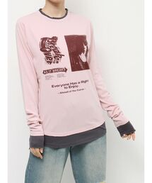 jouetie | グランジカラーレイヤードロンT(Tシャツ/カットソー)