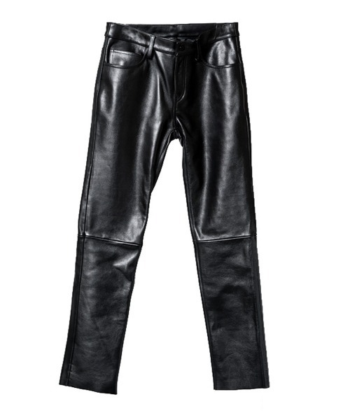 Buffalo Bobs(バッファローボブズ)の「MAN TT(マン TT) カウネイキッド リアルレザーパンツ(その他パンツ・メンズ・ブラック・3/L/2/M/1/S)」の7枚目の写真